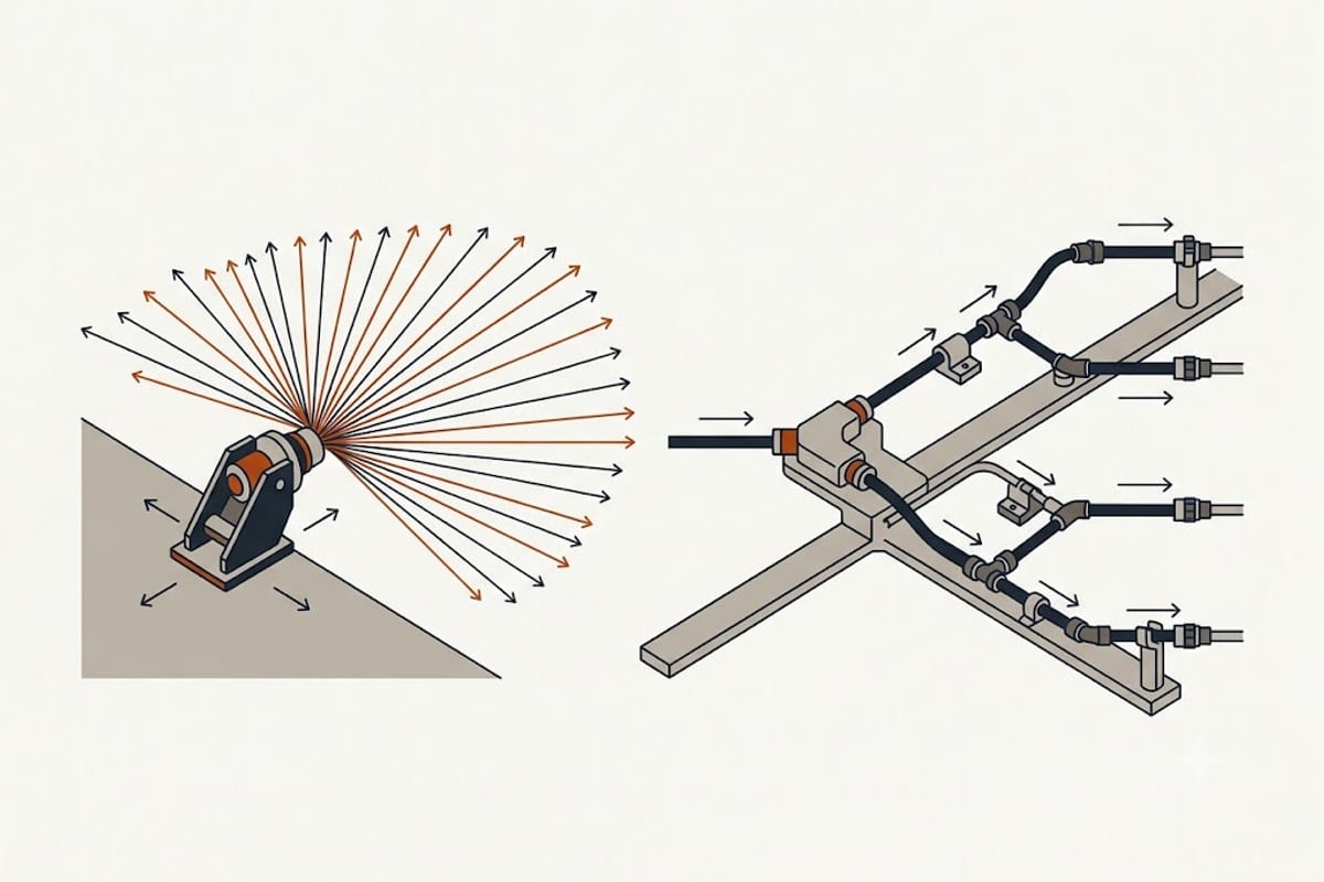 Manifold and branch layouts