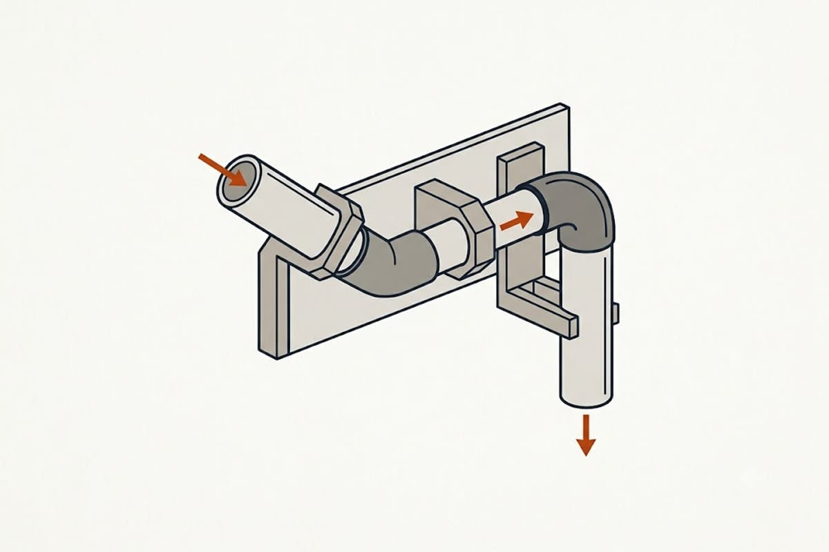 Three supply pipe types